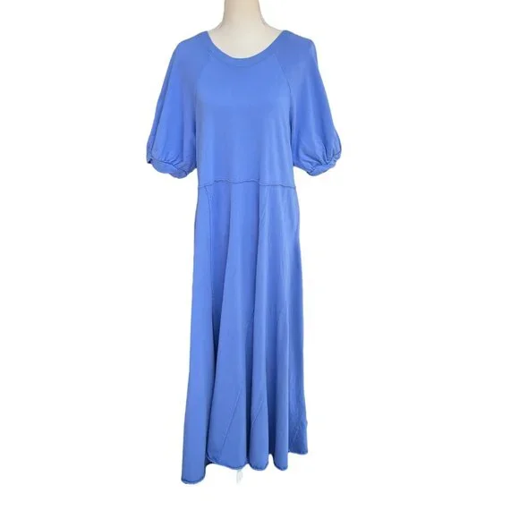 Free People | Dresses | Free People Beach Brentwood Maxi Dress In Iris Blue  Size Large | Poshmark